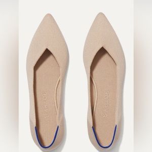 Rothy’s The Point in Ecru (taupe/beige) Size 9